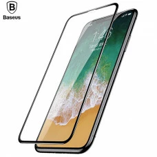 Защитное стекло для Apple iPhone X (Baseus 4D Tempered Glass Film)