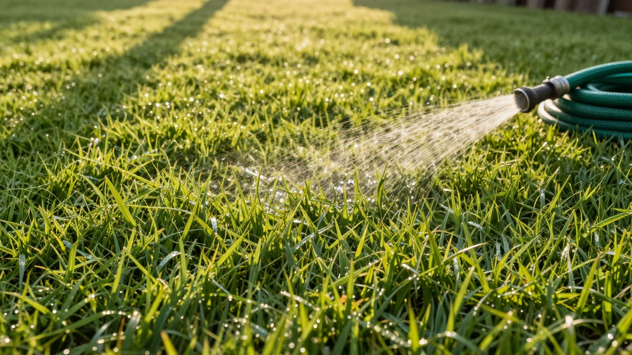 Можно ли поливать газон сразу после покоса?