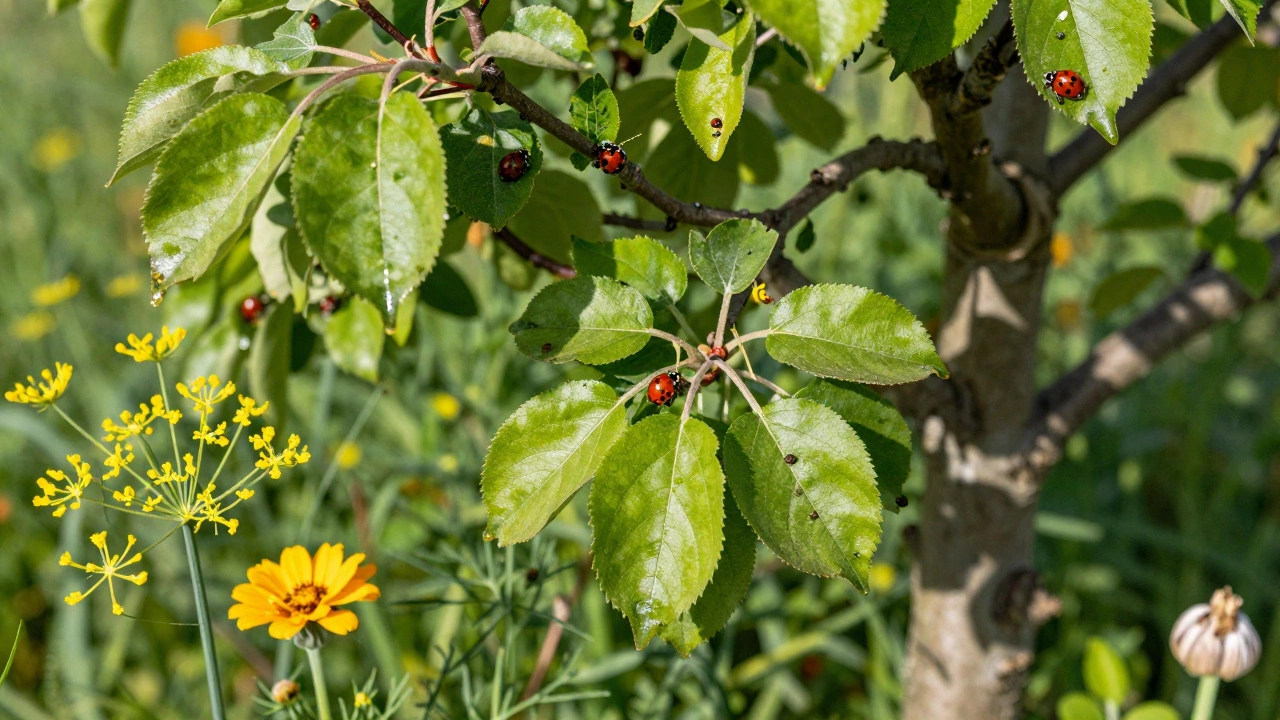 Чего боится тля на деревьях: как естественные враги и простые методы спасут сад