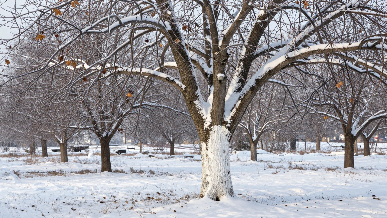 Как защитить большие плодовые деревья от мороза: проверенные способы для суровых зим