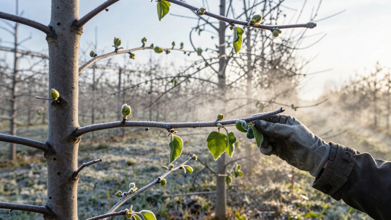 Чем обработать деревья при минусовой температуре: безопасные методы защиты