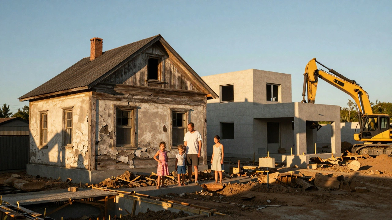 В чем разница между реконструкцией и строительством дома?