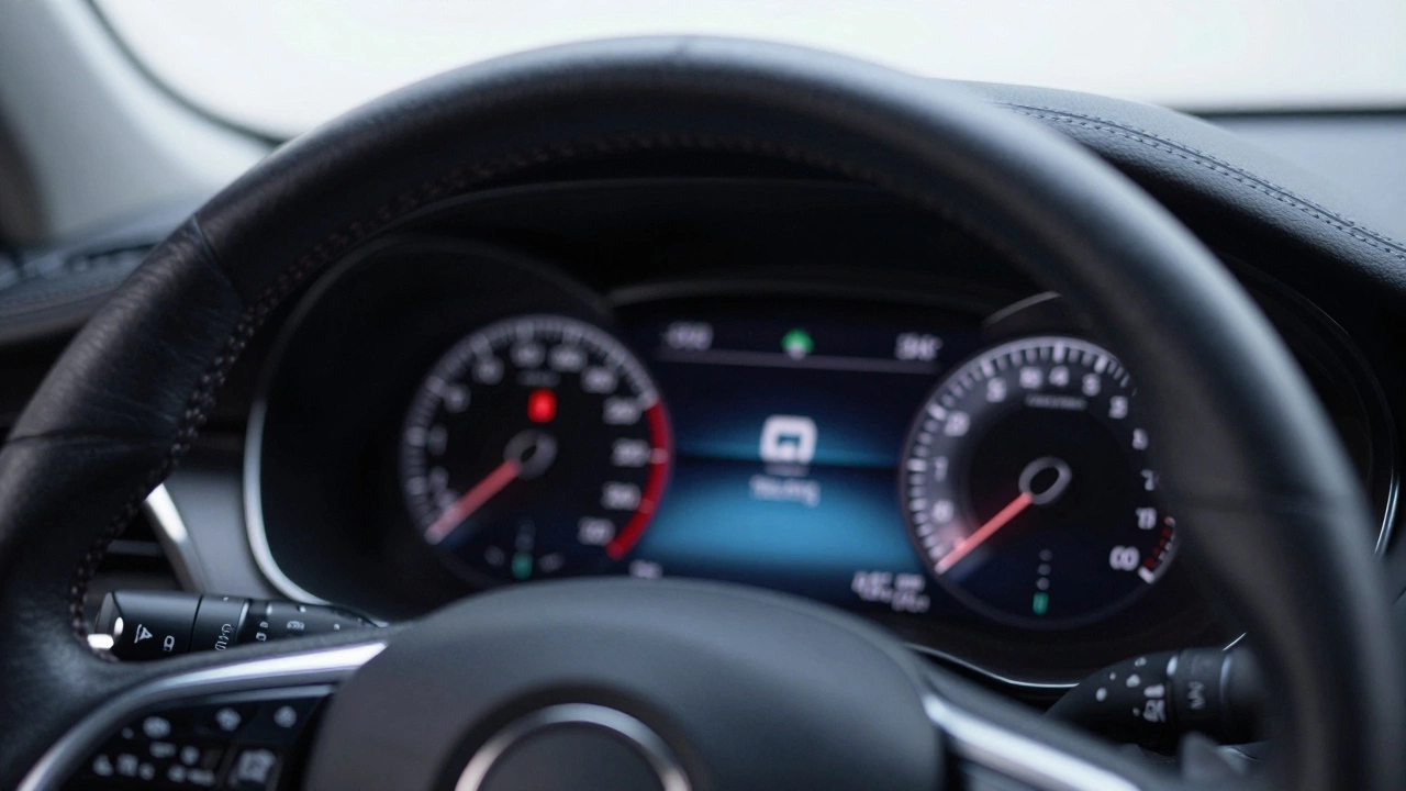 Индикатор износа тормозных колодок на приборной панели автомобиля